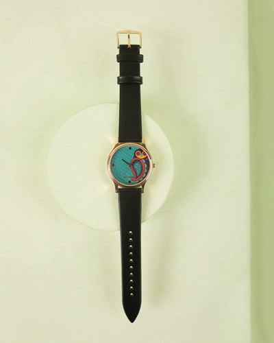 Women's Teal By  Folksy Owl Wrist Watch - Chumbak