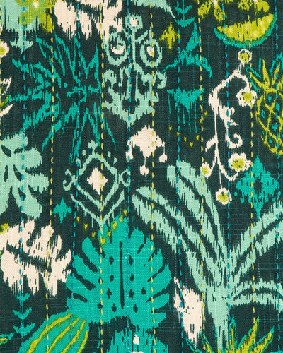 Tropical Ikat Fringe Cushion Cover - Chumbak