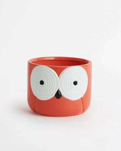 Owl Is Good Mini Planter Pink - Chumbak