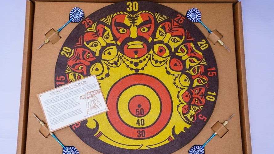 RAVANA WOODEN DARTBOARD - 16"