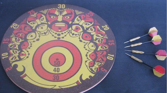 RAVANA WOODEN DARTBOARD - 16"