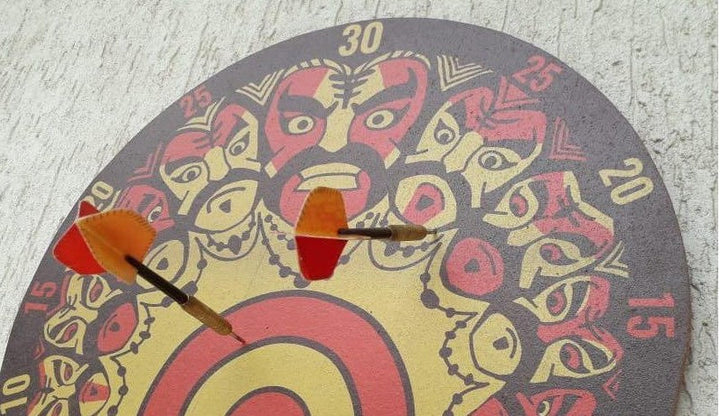 RAVANA WOODEN DARTBOARD - 16"