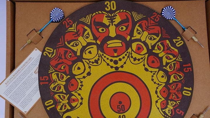 RAVANA WOODEN DARTBOARD - 16"