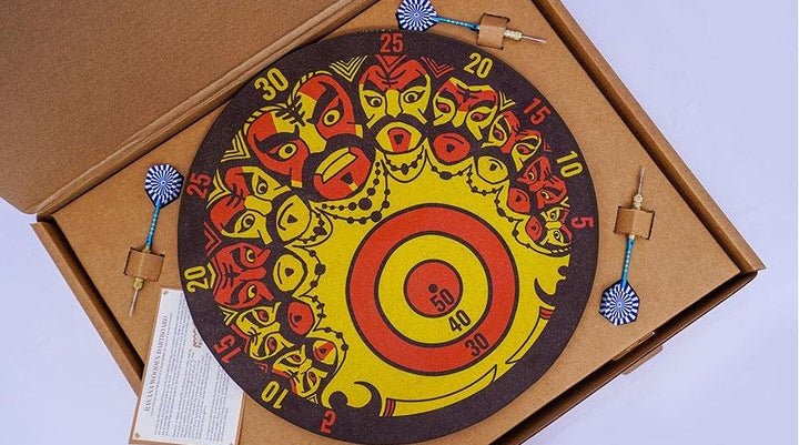 RAVANA WOODEN DARTBOARD - 16"