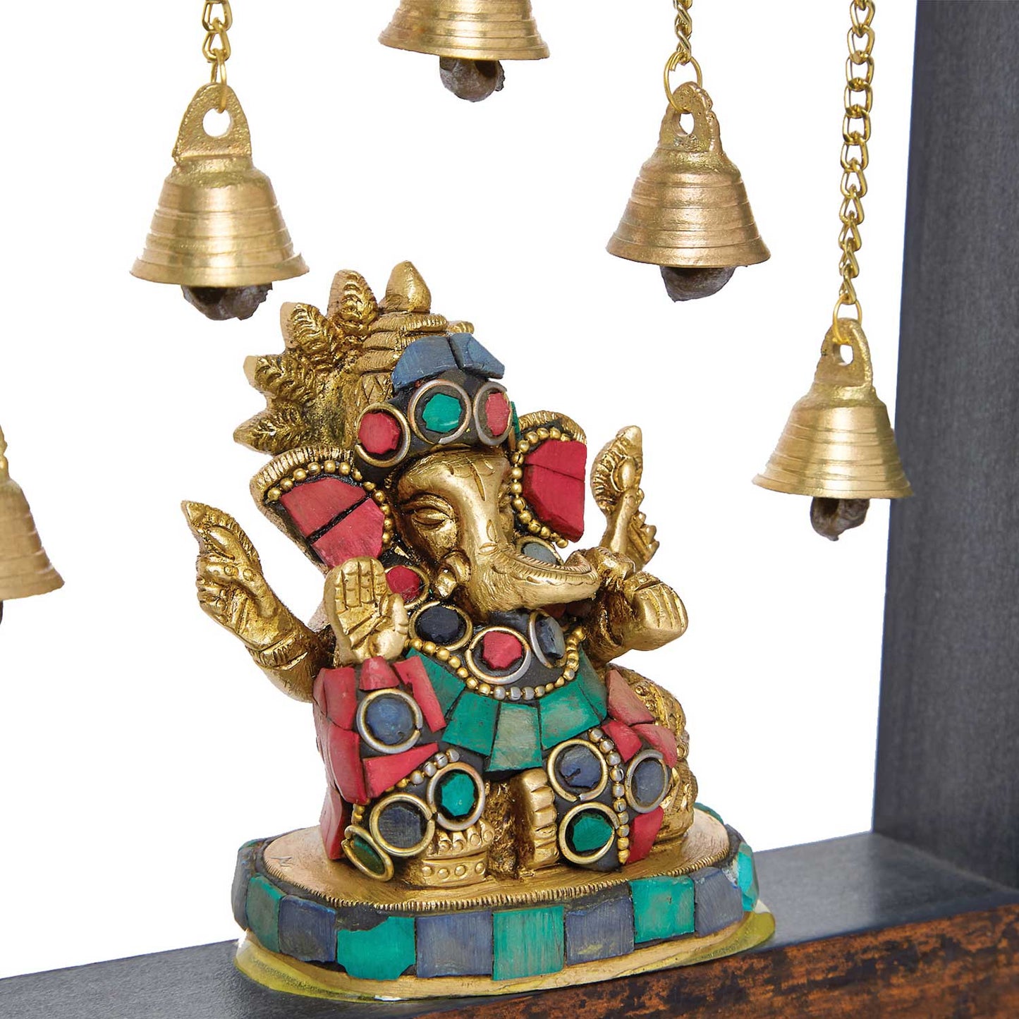 TBS21582 TEMPLE FRAME GANESH CROW