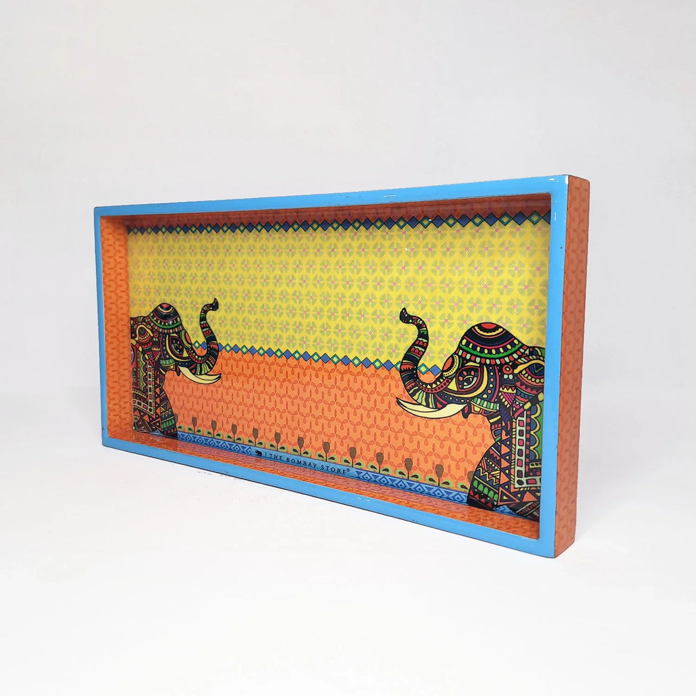 Royal Elephants Decorative Tray Small By Trendia Decor