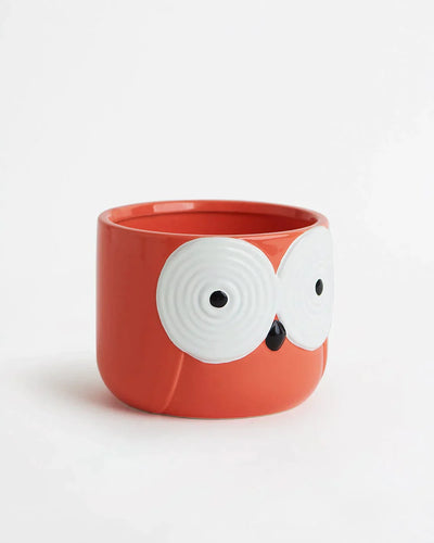 Owl Is Good Mini Planter Pink - Chumbak