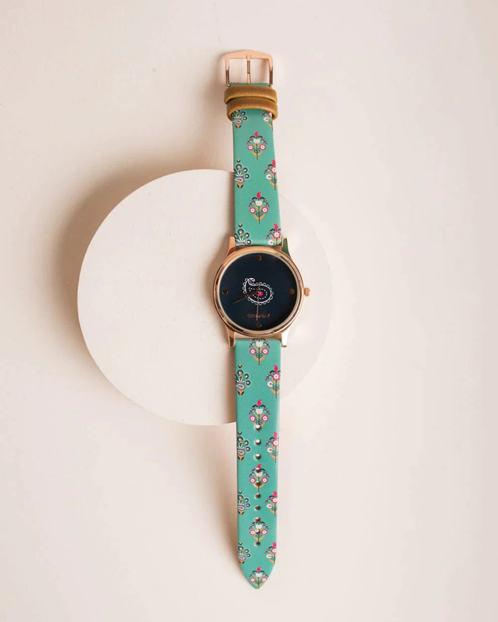 Women's Teal By Paisley Garden Wrist Watch - Chumbak