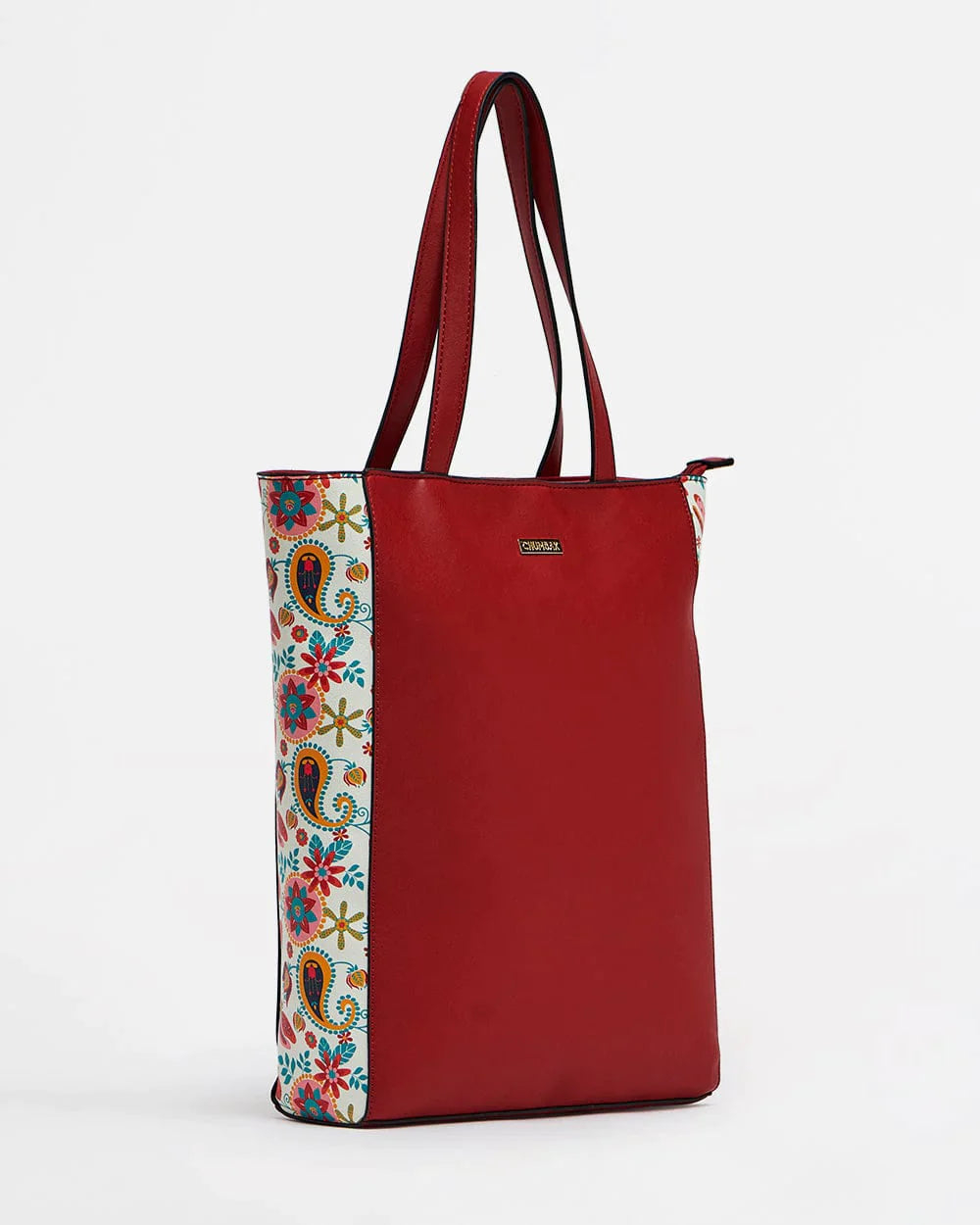 India Boho Tote Bag-Red - Chumbak