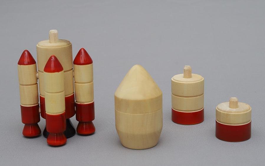 ISRO 4 Stage Rocket | Wooden DIY Model - Indic Inspirations