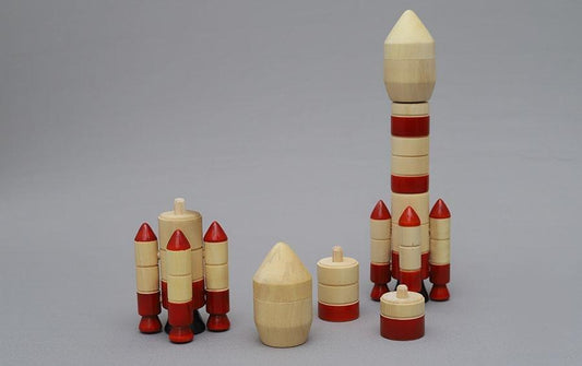 ISRO 4 Stage Rocket | Wooden DIY Model - Indic Inspirations