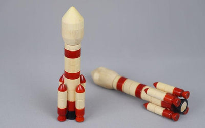 ISRO 4 Stage Rocket | Wooden DIY Model - Indic Inspirations