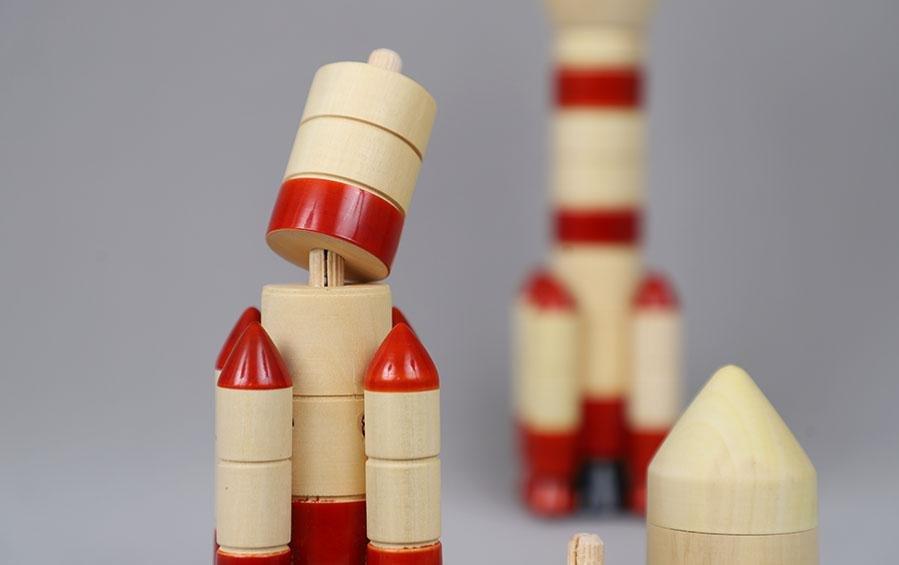 ISRO 4 Stage Rocket | Wooden DIY Model - Indic Inspirations