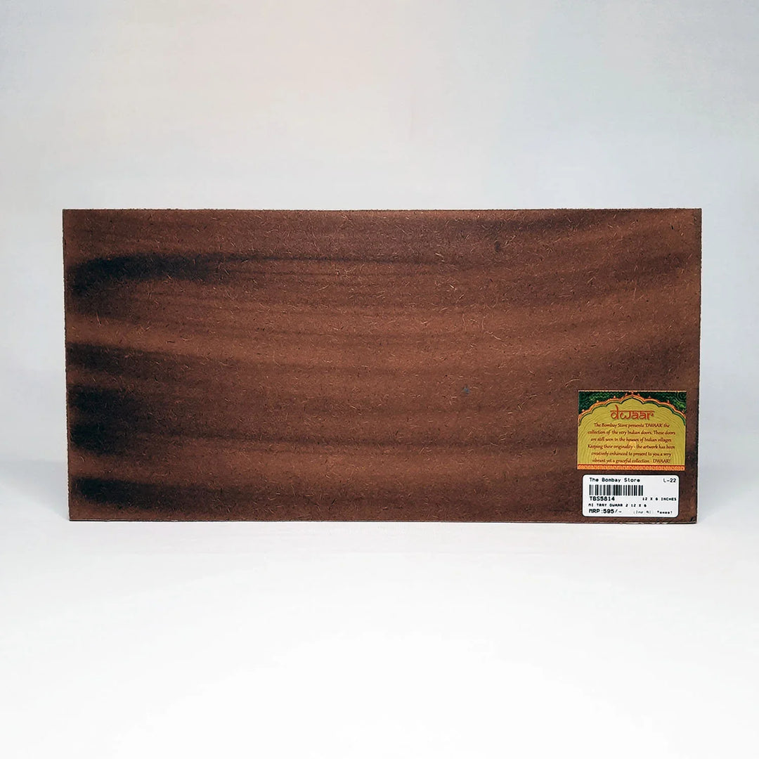 'Dwaar' Wooden Tray Small By Trendia Decor