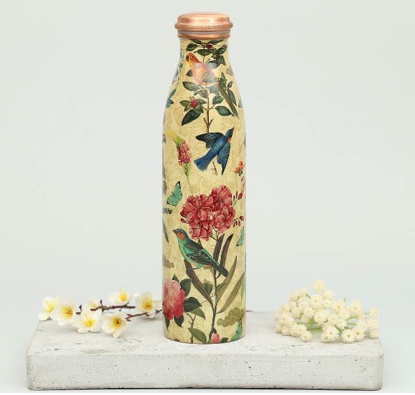 Bird Land Copper Bottle