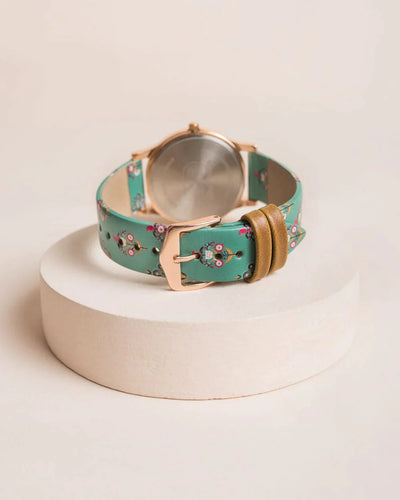 Women's Teal By Paisley Garden Wrist Watch - Chumbak