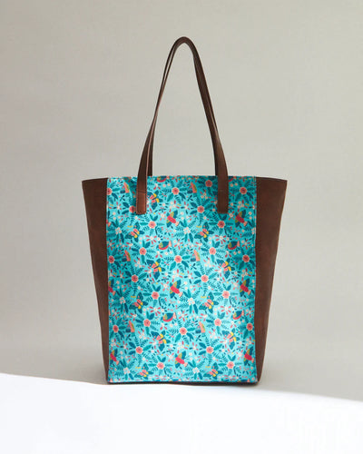 Teal By Chumbak Birds Of Paradise Tote - Chumbak