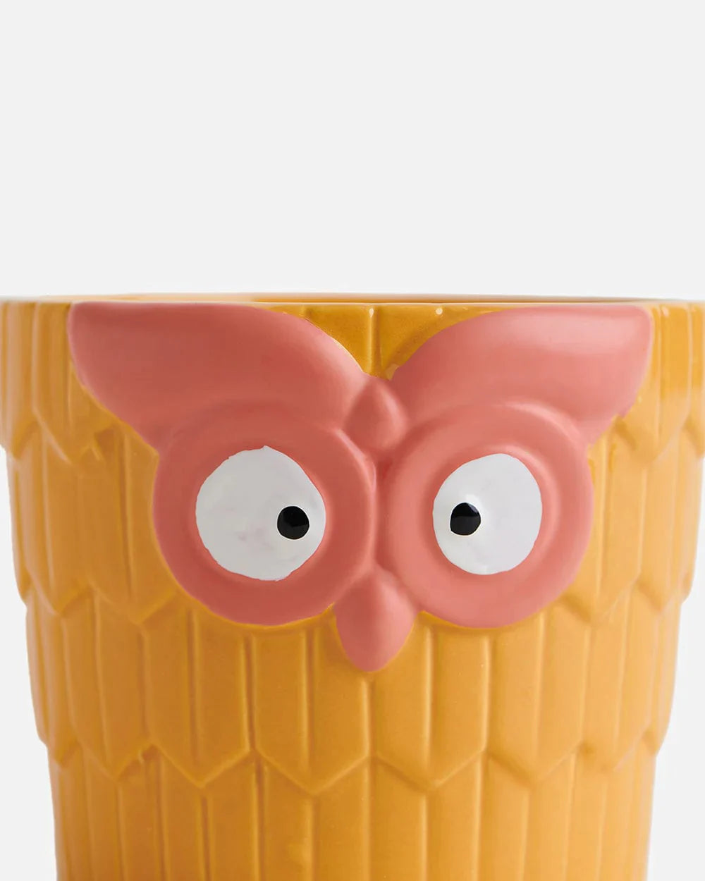 The Wise Owl Planter, Medium - Yellow - Chumbak