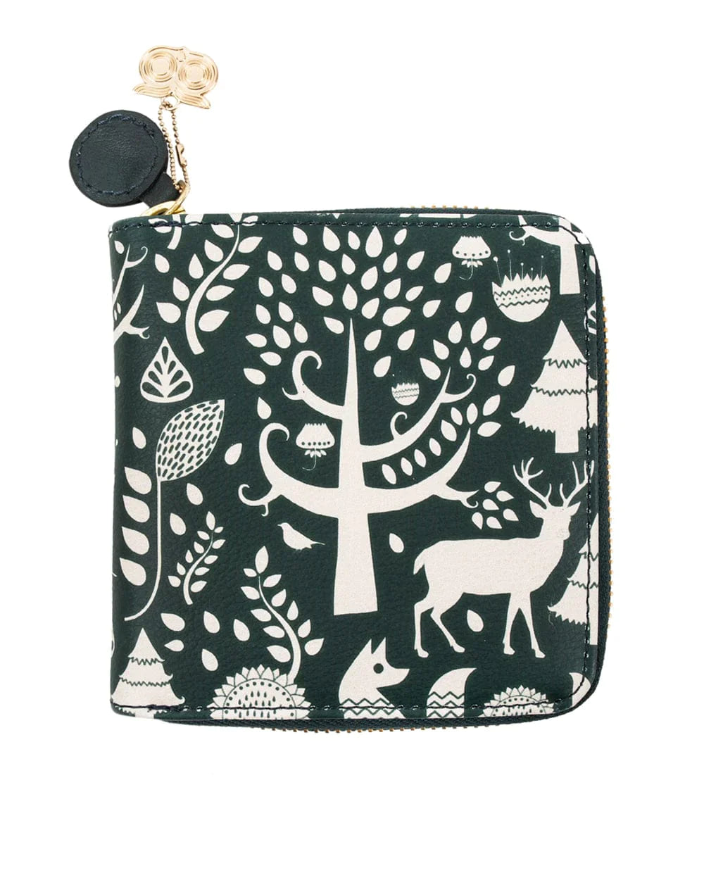 Midnight Forest Teal Mini Wallet - Chumbak