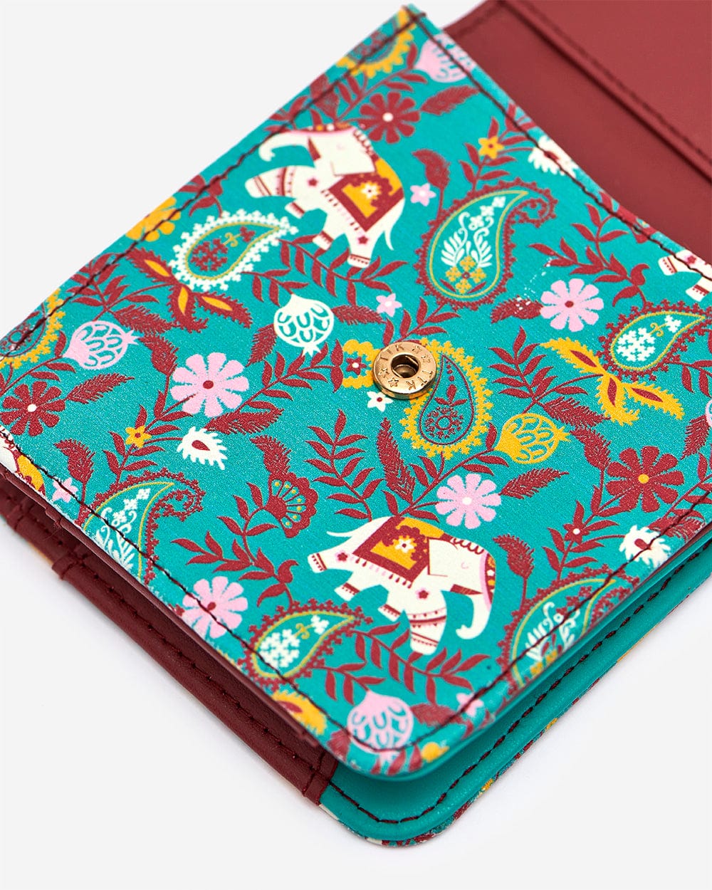 India Boho Wallet - Red - Chumbak