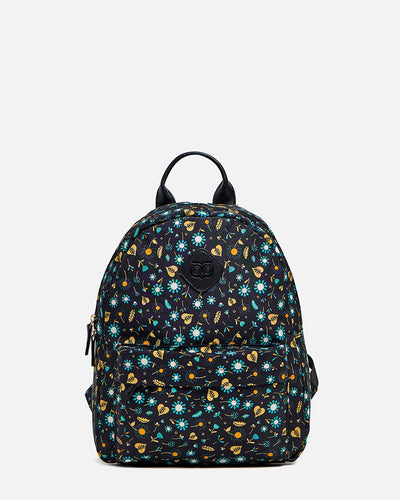 Daisy Day Backpack - Black - Chumbak