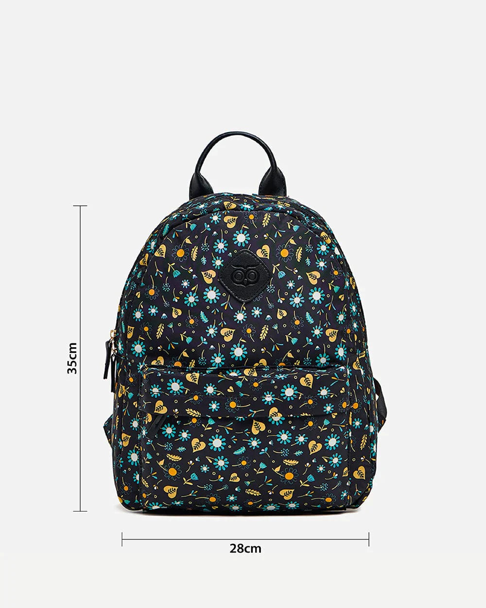 Daisy Day Backpack - Black - Chumbak