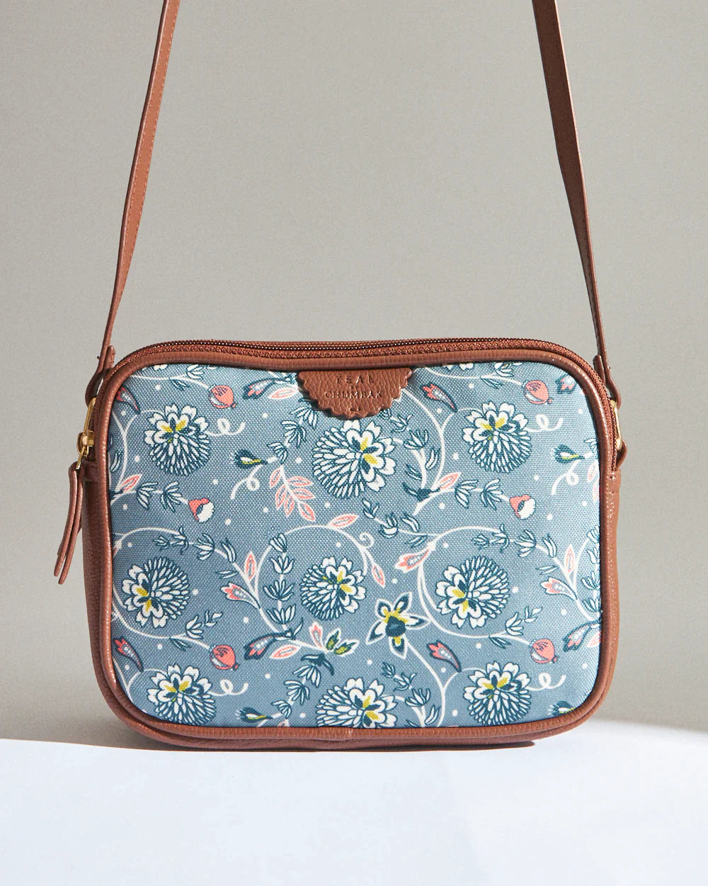 Teal By Grey Bloom Box Sling Bag - Chumbak