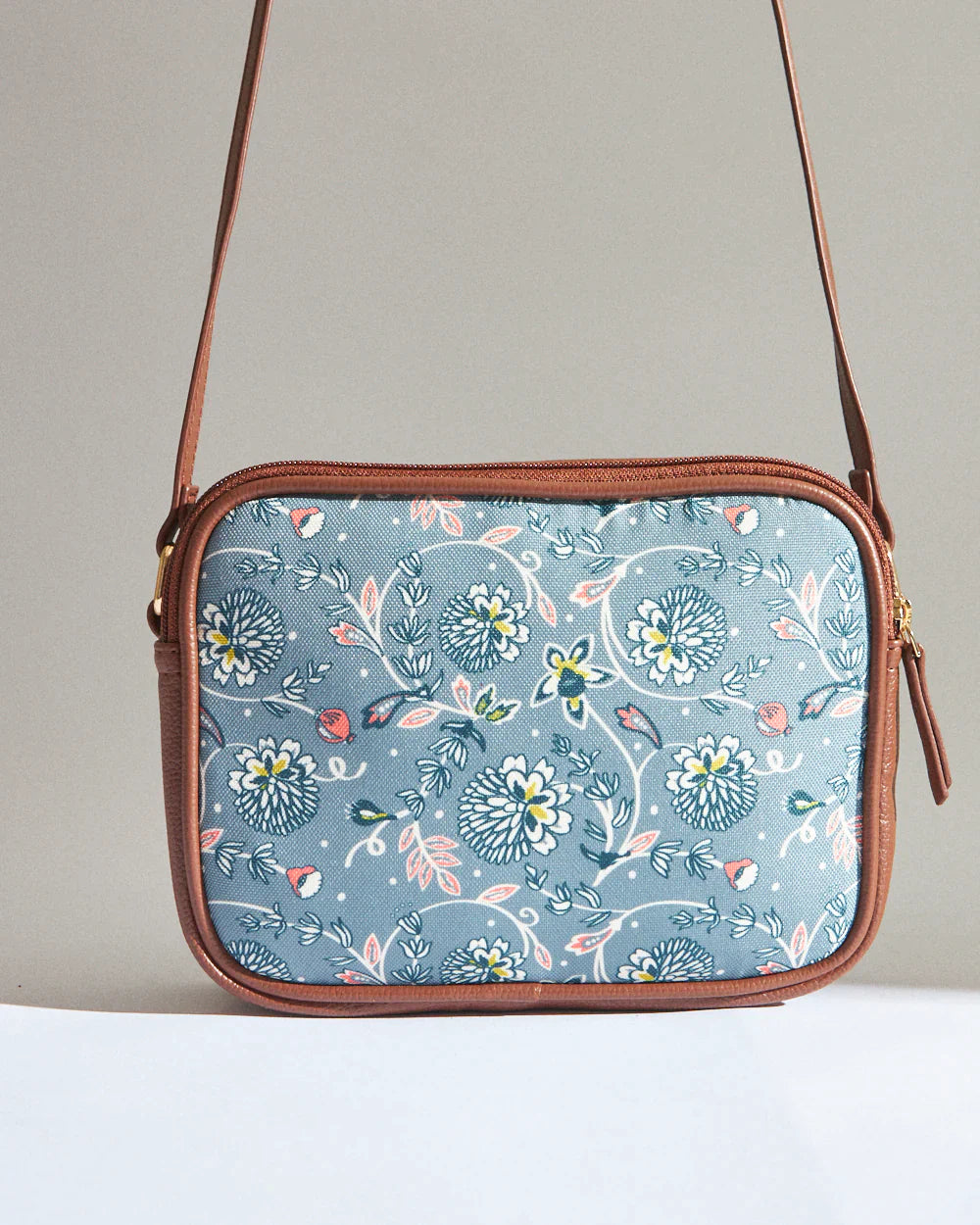 Teal By Grey Bloom Box Sling Bag - Chumbak