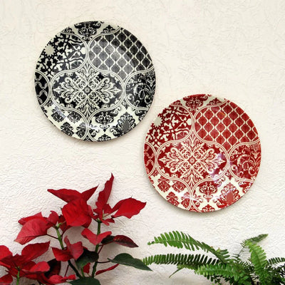 Black Motif wall plate - 4994