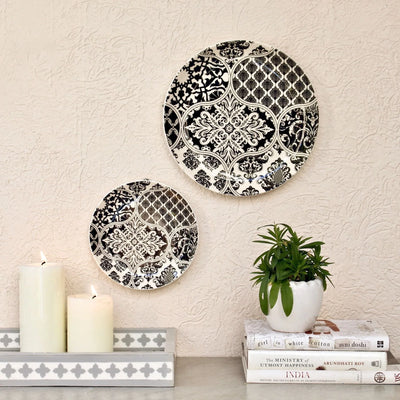 Black Motif wall plate - 4994