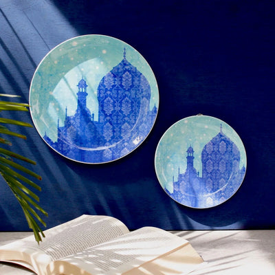 Blue Taj wall plate - 7783