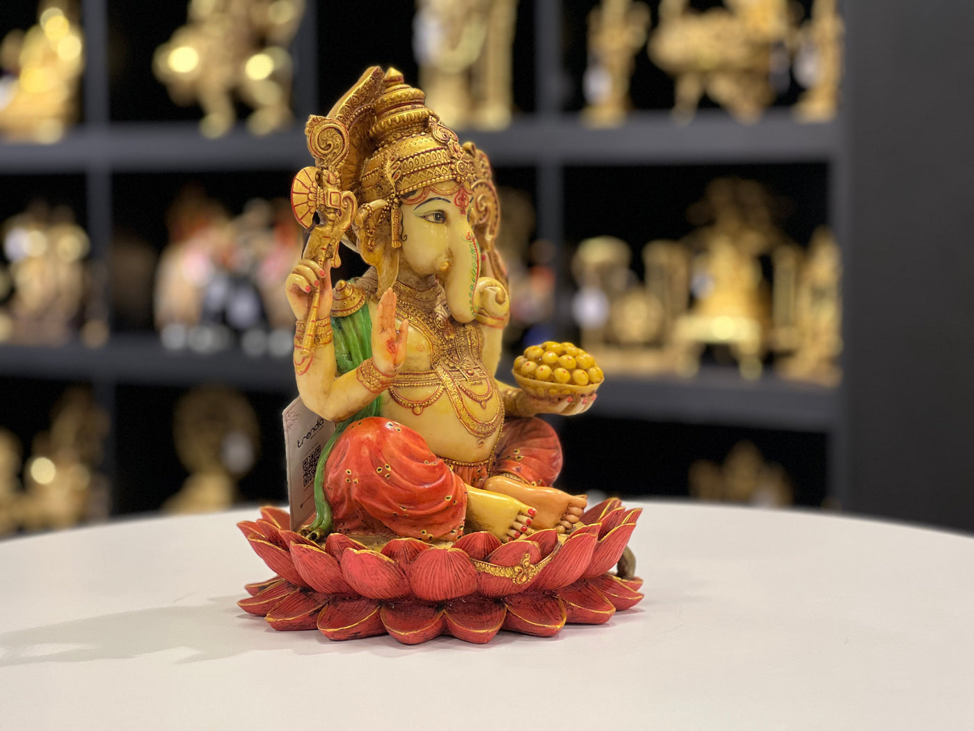 Ganesh Idol For Pooja Decor 12 Inch By Trendia Decor