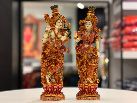 Radha (or) Krishna Statue 14 Inch For Decor By Trendia Decor