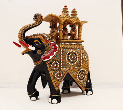 Traditional Elephant Showpiece By Trendia Decor