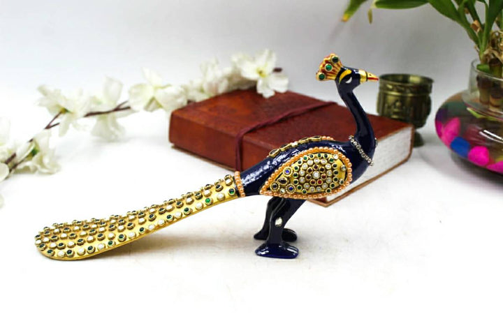 Meenakari Peacock Decor Large By Trendia Decor