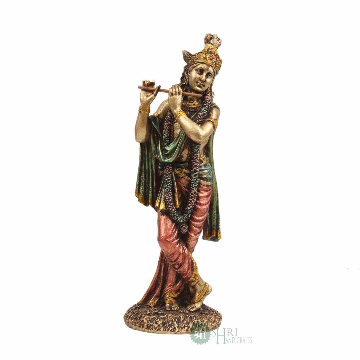 Lord Krishna Resin Idol 10" By Trendia Decor