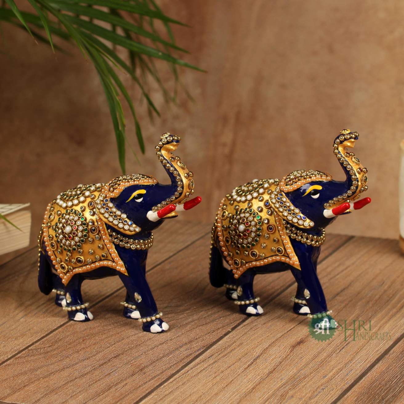 Decorative Rajasthani Elephant Showpiece By Trendia Decor
