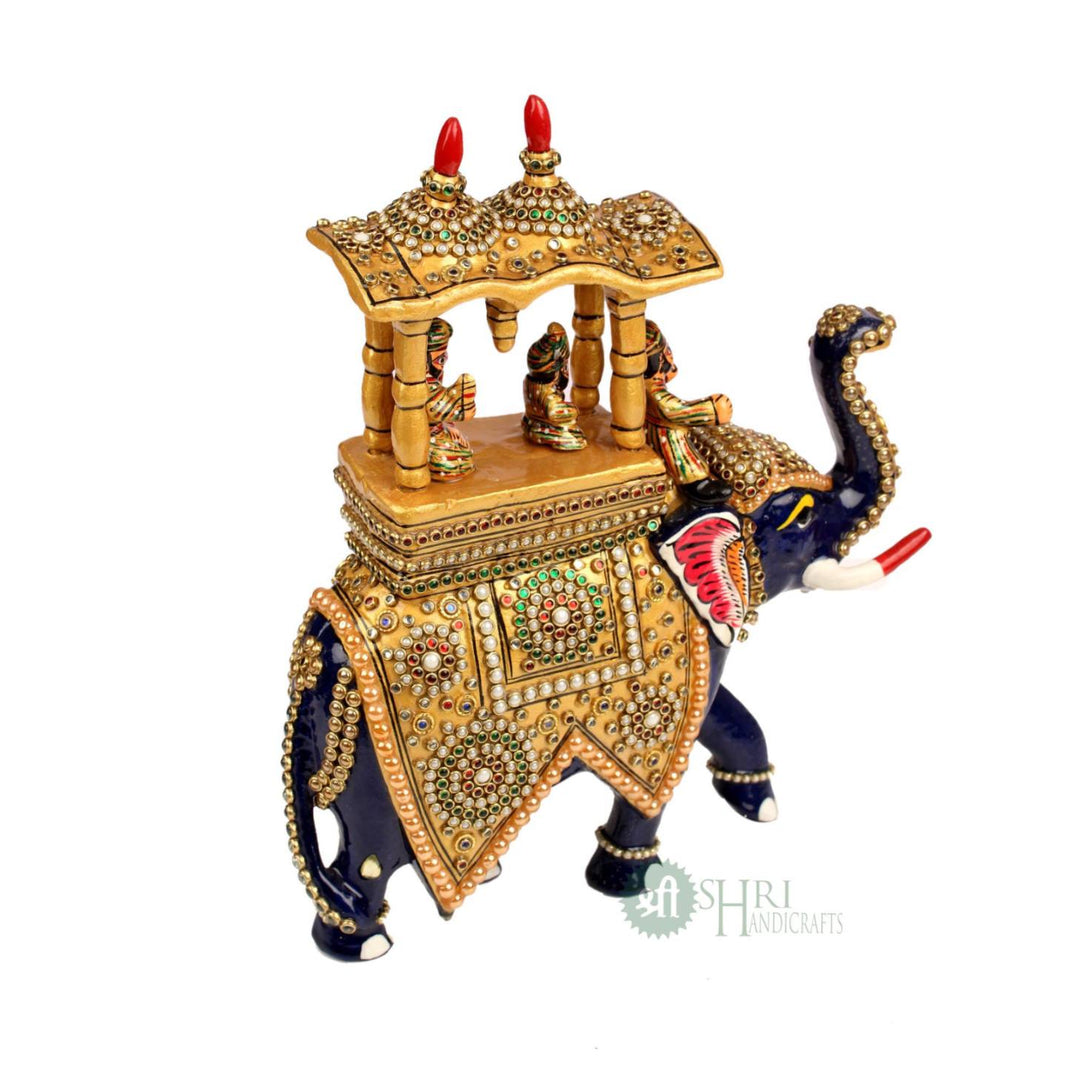 Traditional Elephant Showpiece By Trendia Decor