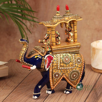 Traditional Elephant Showpiece By Trendia Decor