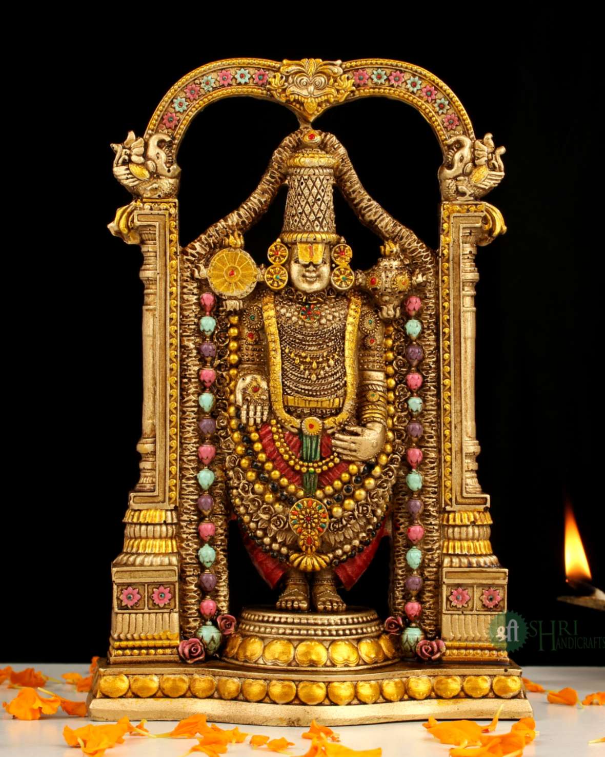 Tirupati Balaji Idol 8 Inch By Trendia Decor
