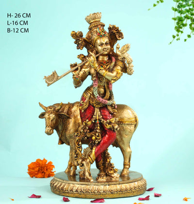 Lord Krishna Idol 10 Inch By Trendia Decor