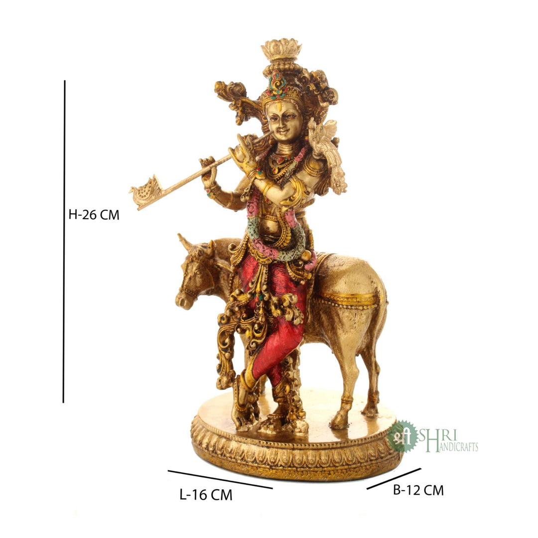 Lord Krishna Idol 10 Inch By Trendia Decor