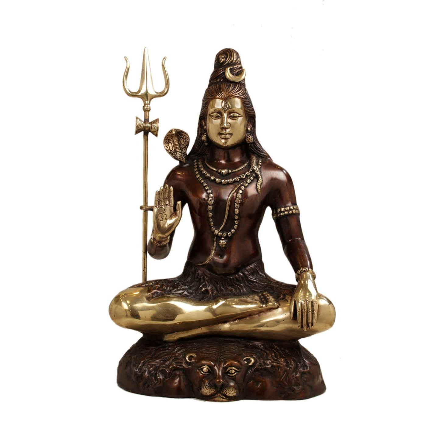 BRASS COLOUR SHIVA