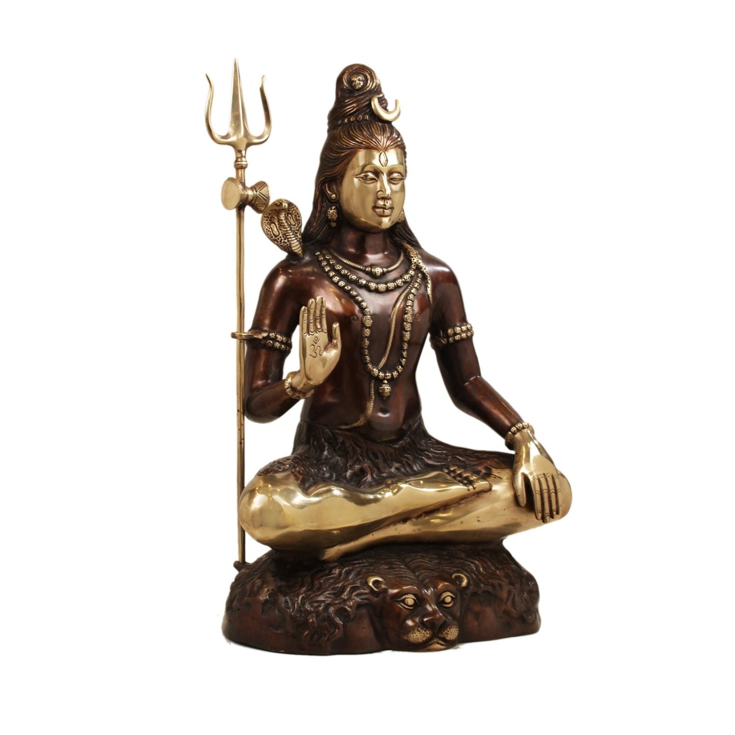 BRASS COLOUR SHIVA