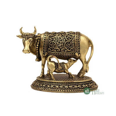 Vastu Showpiece Brass Kamdhenu 3 Inch By Trendia Decor