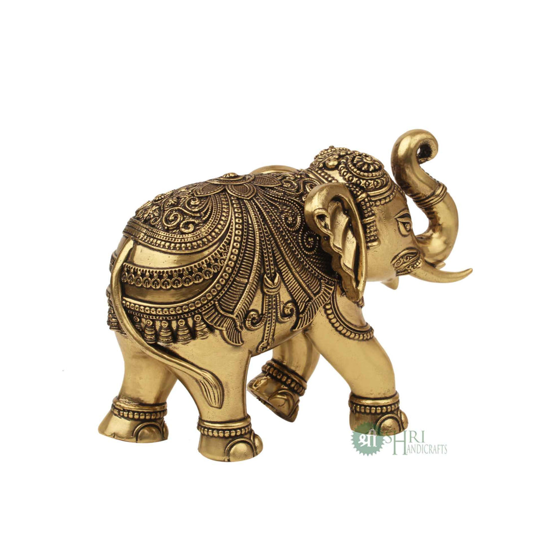 Lucky Brass Elephant Decor 4 Inch By Trendia Decor