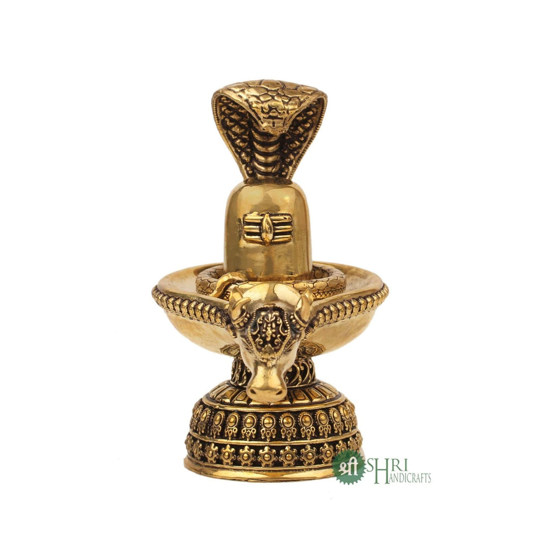 Brass Shivling Idol 4 Inch By Trendia Decor