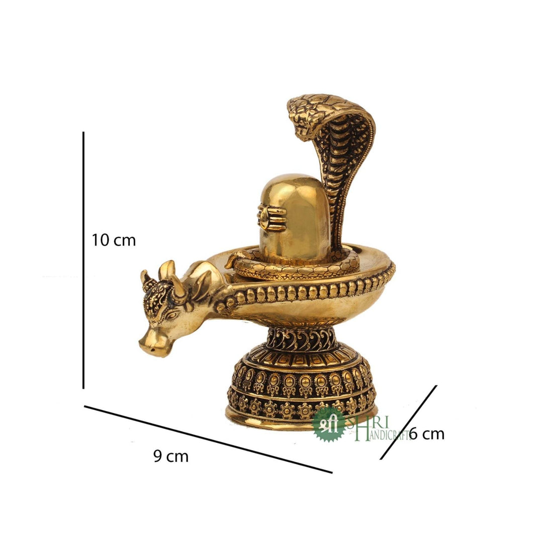 Brass Shivling Idol 4 Inch By Trendia Decor