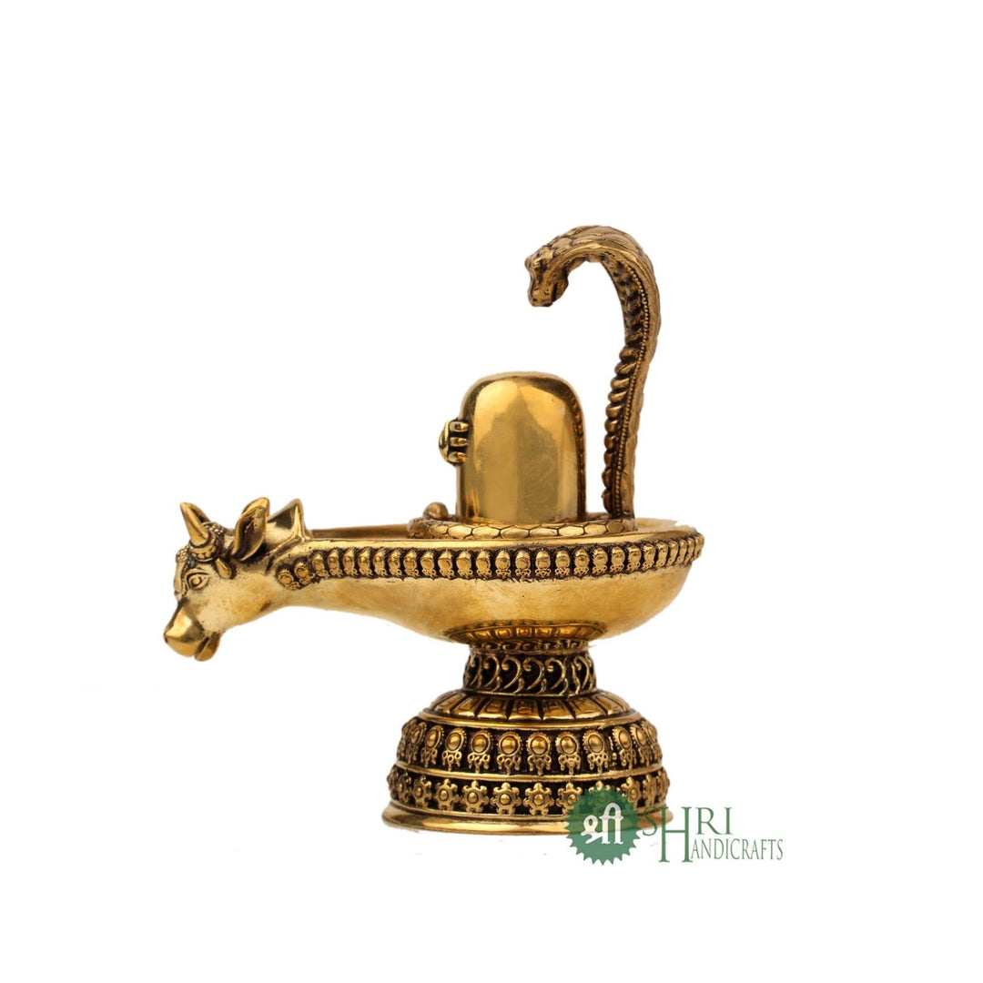 Brass Shivling Idol 4 Inch By Trendia Decor