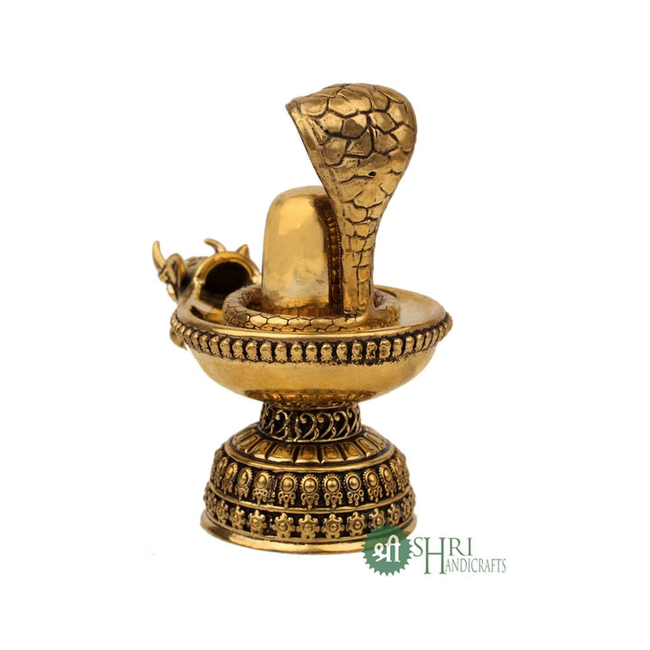 Brass Shivling Idol 4 Inch By Trendia Decor